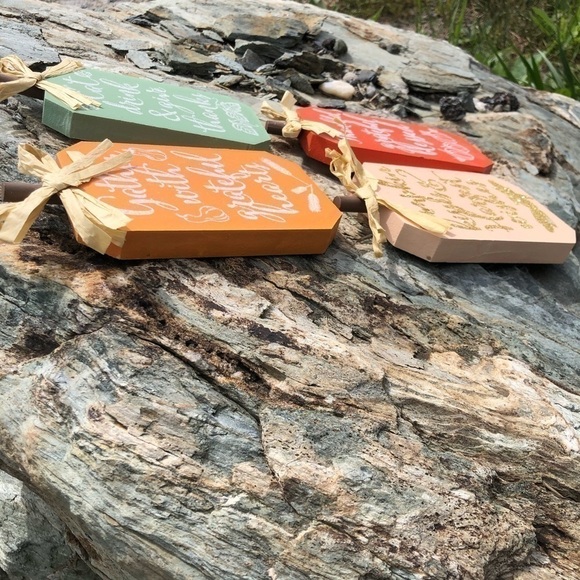 Fall Holidays Festive Signs Decor Set Of 4 - Picture 6 of 7